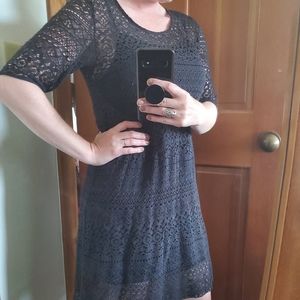 H&M Lace Little Black Dress